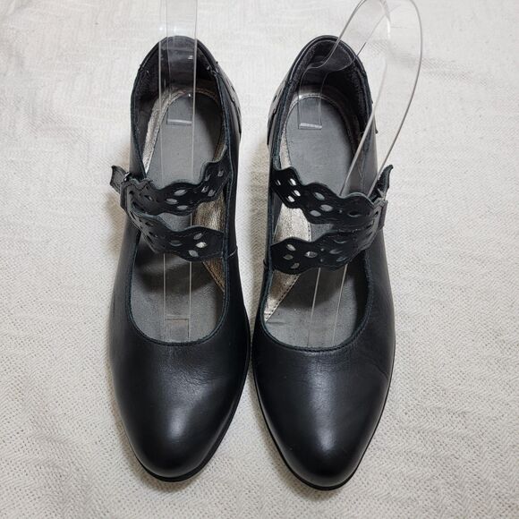 Naot Amato Black Leather Pump Maryjane Size EU 38 US 7-7.5 EUC Retro - Picture 3 of 16